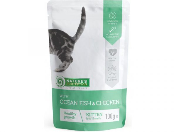 Saqueta Kitten Ocean Fish & Chicken