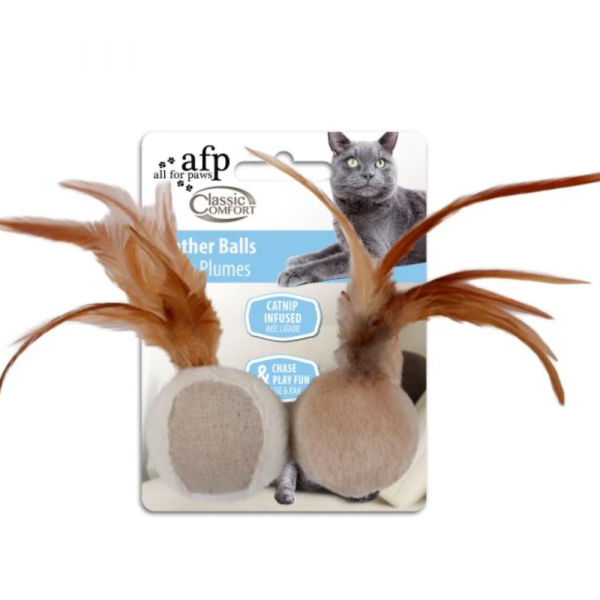 Brinquedo Gato Classic Confort Bola com pena