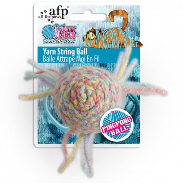 Brinquedo Gato Knotty Habit - Yarn String Ball
