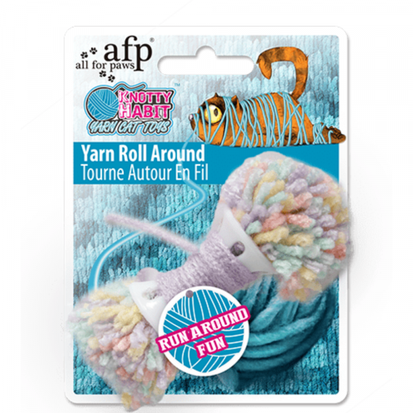 Brinquedo Gato Knotty Habit - Yarn Roll Around