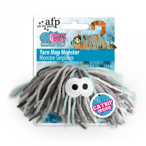 Brinquedo Gato Knotty Habit - Yarn Mop Monster