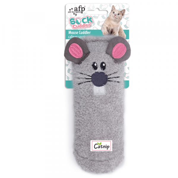 Brinquedo Gato Sock Mouse Cuddler