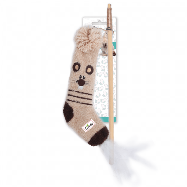 Brinquedo Gato Sock Cana Mouse