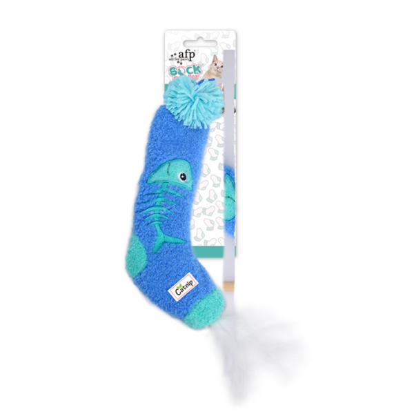 Brinquedo Gato Sock Cana Fish