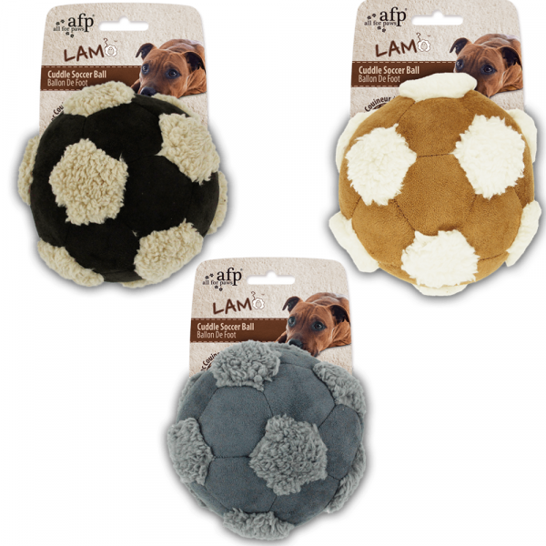 Brinquedo Cão Lamb Bola de Futebol