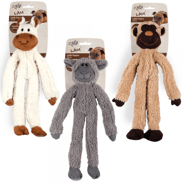 Brinquedo Cão Lamb Cuddle Floppers (Cavalo/Macaco/Ovelha)