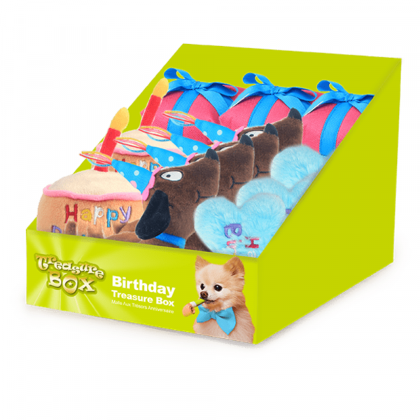 Brinquedo Cão Birthday Treasure Box (Caixa 24 Pcs)