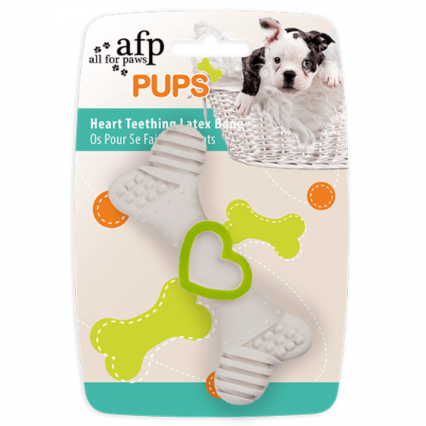 Brinquedo Cachorros Pups Osso Latex 12 CM