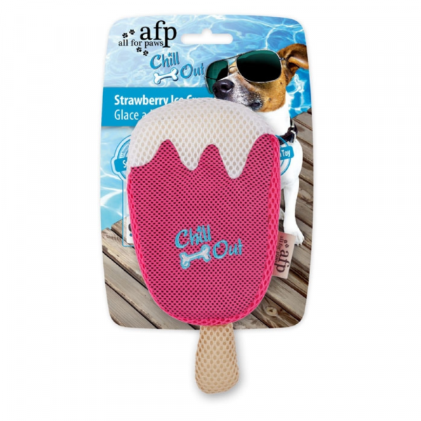 Brinquedo Cão Chill Out Gelado Morango 20 CM