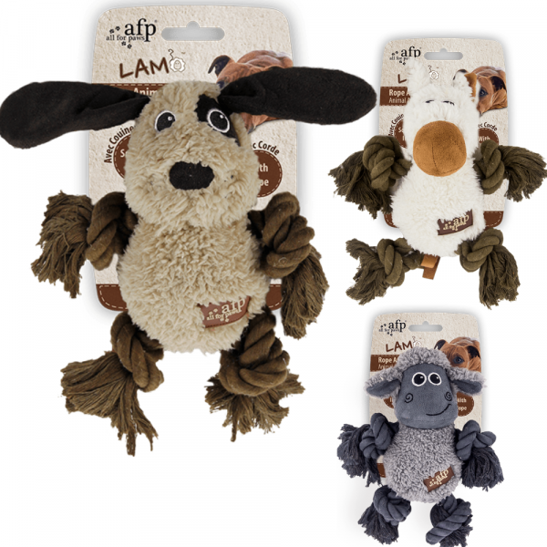 Brinquedo Cão Lamb Cuddle Rope PQ (Cão/Ovelha/Cavalo)