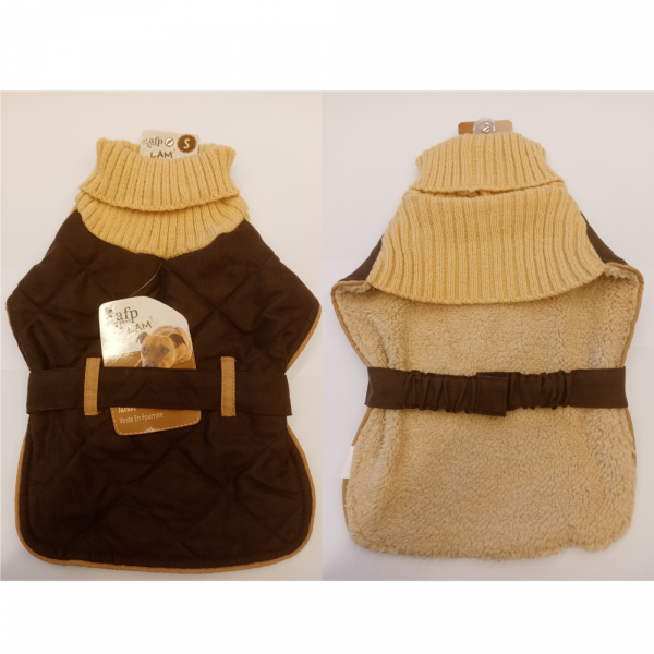 Capa Lamb Turtleneck Castanha
