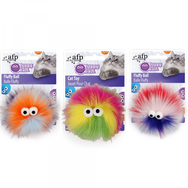 Brinquedo Gato Furry Ball Fluffy Ball