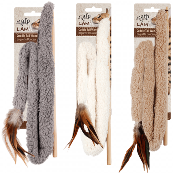 Brinquedo Gato Cana c/ Cauda Lamb 76 CM (Castanho/Crinzento/Bege)