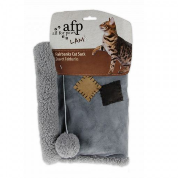 Saco para Gato Lamb (Castanho/Cinzento/Bege)