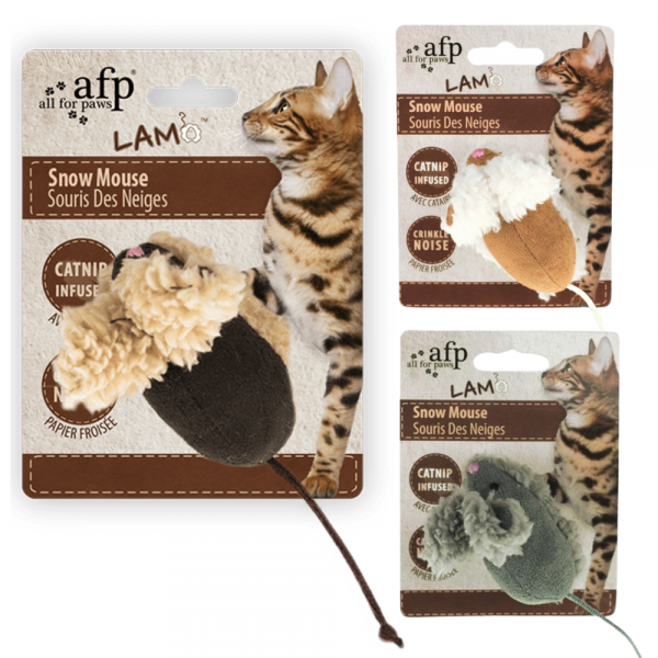 Brinquedo Gato Snow Mouse Lamb (Castanho/Cinzento/Bege)