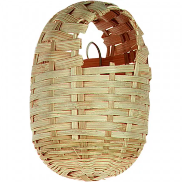 Flamingo Ninho De Bamboo Para Aves