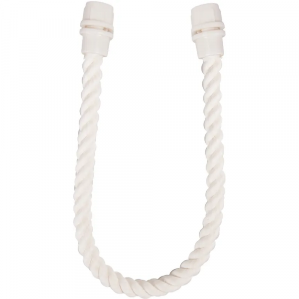 Poleiro Flexivel Corda Branca Xl