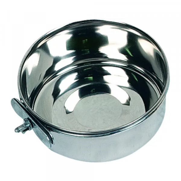Flamingo Comedouro Inox Com Suporte