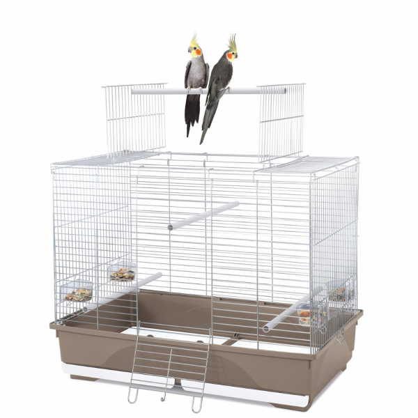 IMAC Gaiola para Aves Wilma Tortora 80,5 x 49 x 65,5 CM