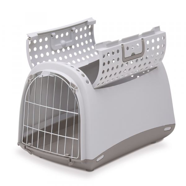 Transportadora Linus Cabrio Cinza 50 x 32 x 34,5 CM