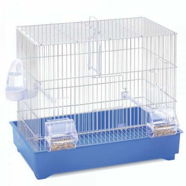 IMAC Gaiola para Aves Cova 42 Branca e Azul 44 x 27 x 39 CM