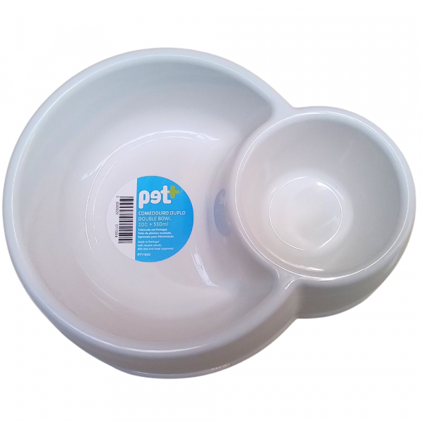 Comedouro Plástico Reciclado PET+ 200+550 ML