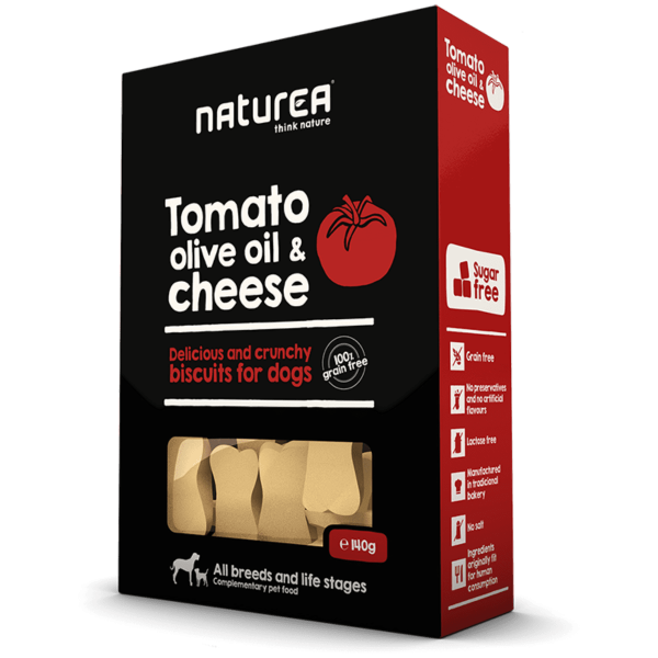 Naturea Biscoitos Cão Tomato, olive oil & cheese