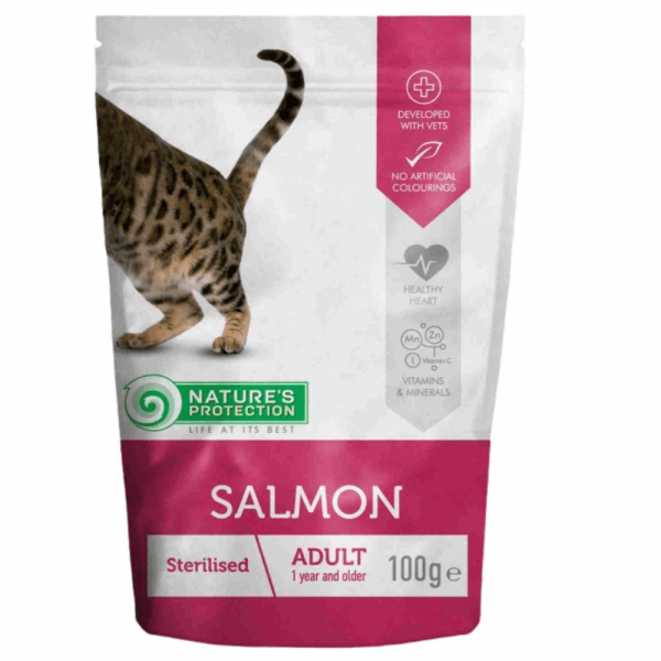 Saqueta Salmon Sterilized