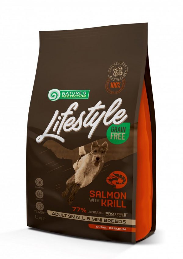 Grain Free Adult Salmon with Krill Small and Mini Breeds