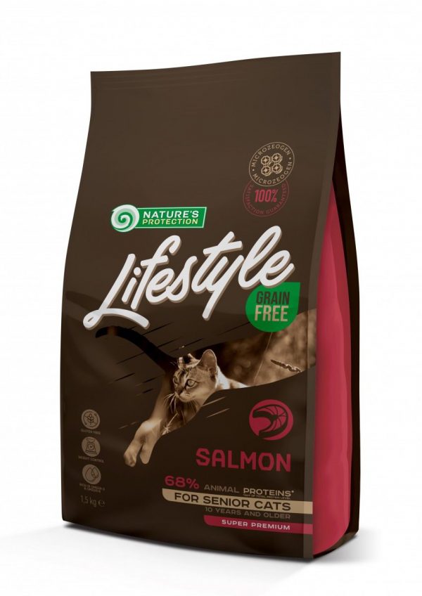Grain Free Salmon Senior Cat
