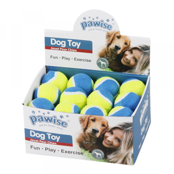 Brinquedo Cão Bola Ténis 6,3CM (24 Unidades)