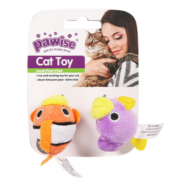 Brinquedo Gato Peixe 2 UND