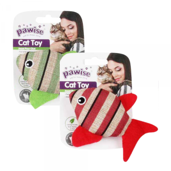 Brinquedo Gato Striped Cat - Peixe (Cores Sortidas)