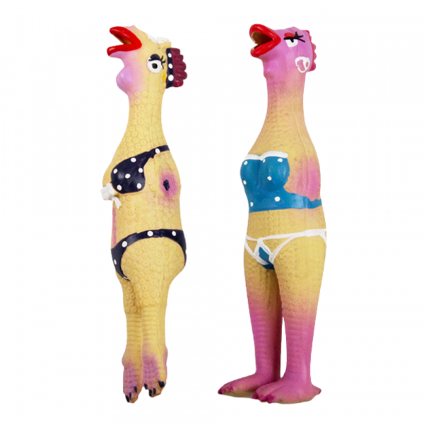 Brinquedo Cão Galinha Biquini Latex