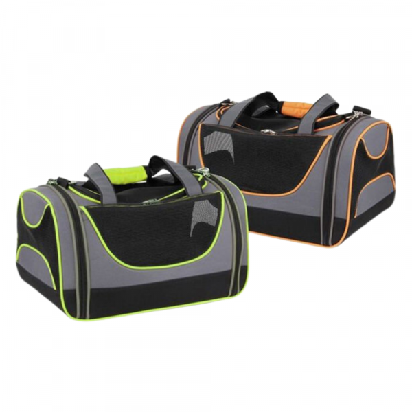 Transportadora Travel Bag Laranja/Verde