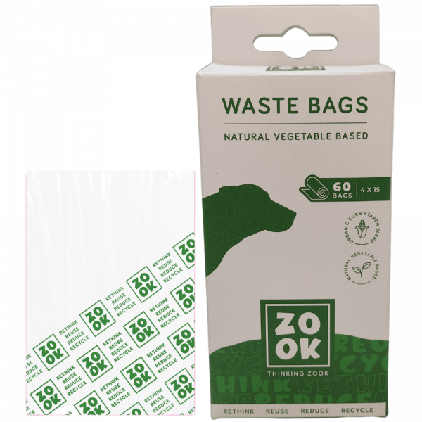 Sacos para excrementos de base vegetal