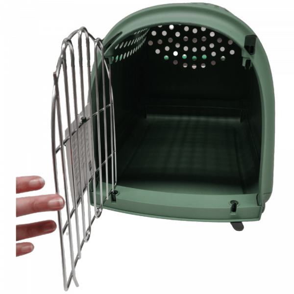 Transportadora de plástico reciclado para gatos e cães pequenos - Image 3