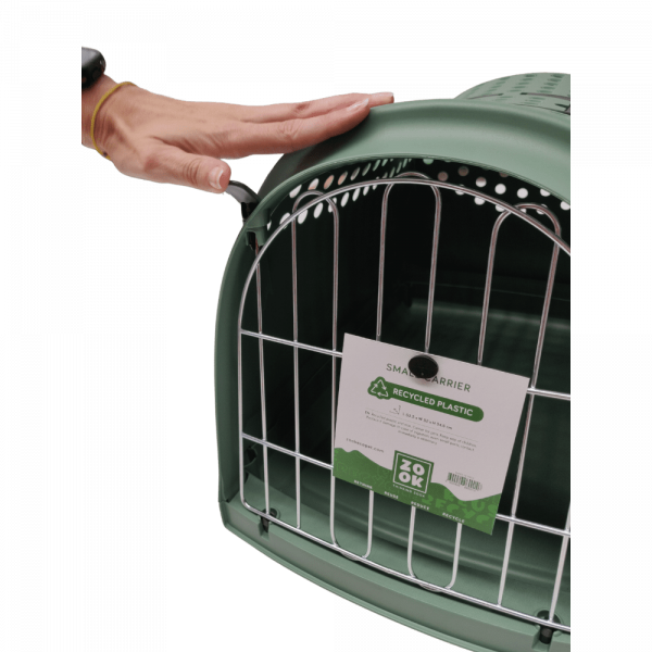 Transportadora de plástico reciclado para gatos e cães pequenos - Image 4