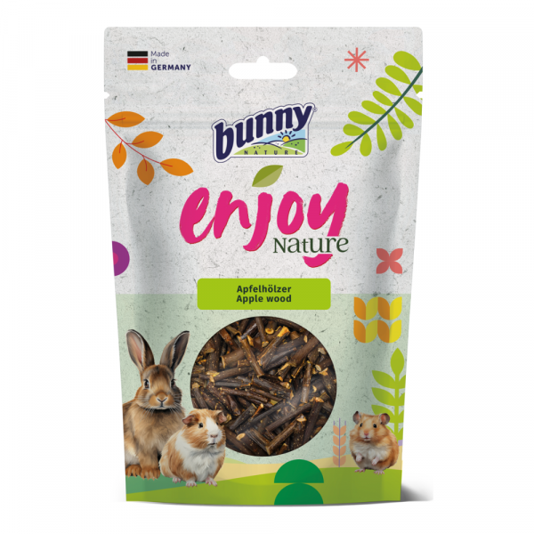 Bunny Enjoy Nature Apple Wood