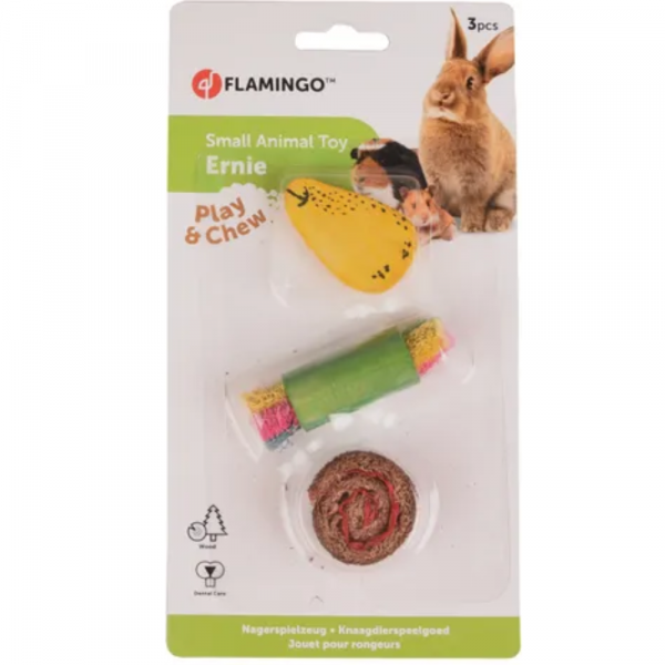 Brinquedo Ernie Wood + Loofah 3Pcs