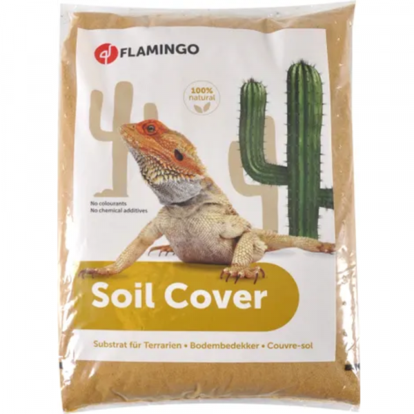 Flamingo Areia Kalahari Castanha Para Répteis 4 Kg