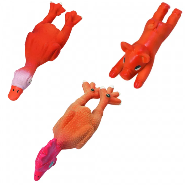Flamingo Brinquedo Latex Animais