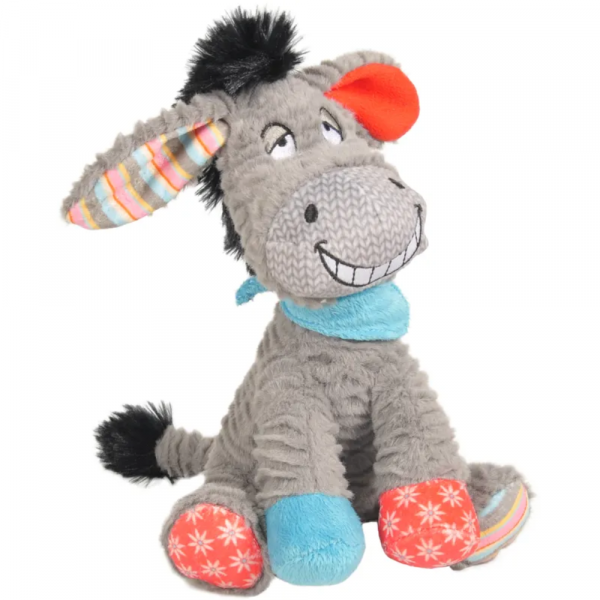 Flamingo Brinquedo Peluche Burro Sentado