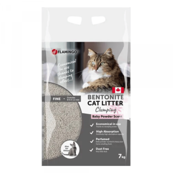 Catlitter Bentonite e Babypowder