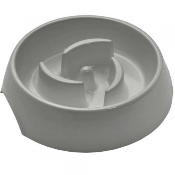 Comedouro Slow Cinza 550Ml