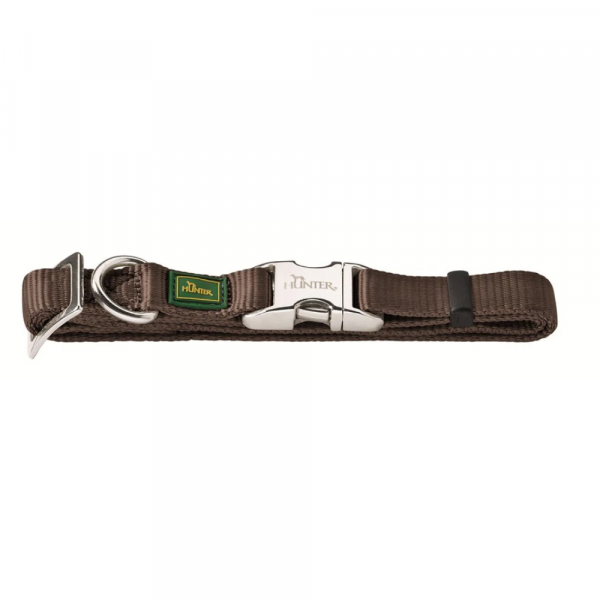 Hunter Coleira Alu-Forte Castanho