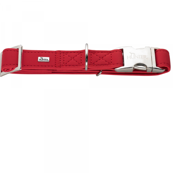 Hunter Coleira Softie Alu-Forte Vermelho