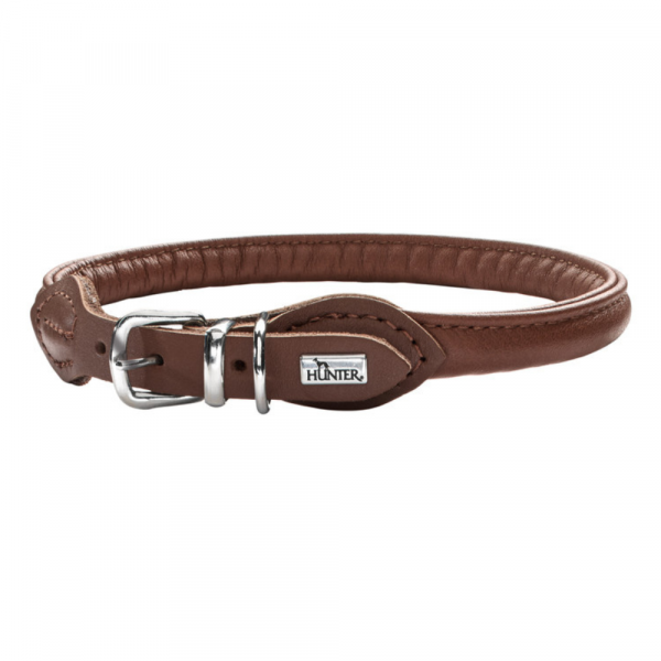 Hunter Coleira Pele Red Soft Castanha