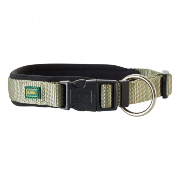 Coleira Neoprene Verde/Preta