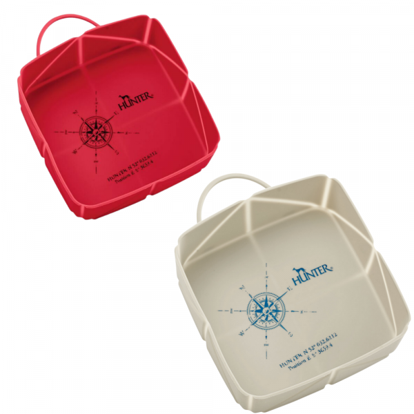 Hunter Comedouro Desdobravel De Viagem Silicone